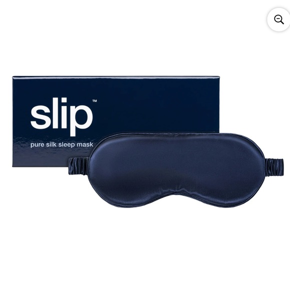 slip Accessories - Slip Pure Silk Soft Sleep Eye Mask with Elastic Band, Black